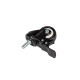 Lanberg castors x4 with thread and brake for wall mounting 19" cabinets Lanberg castors x4 with thread and brake for wall mounting 19" cabinets