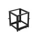 Lanberg open rack 19" 12U 600x600-1100 adjustable black Lanberg open rack 19" 12U 600x600-1100 adjustable black