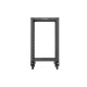 Lanberg open rack 19" 18U 600x800 black