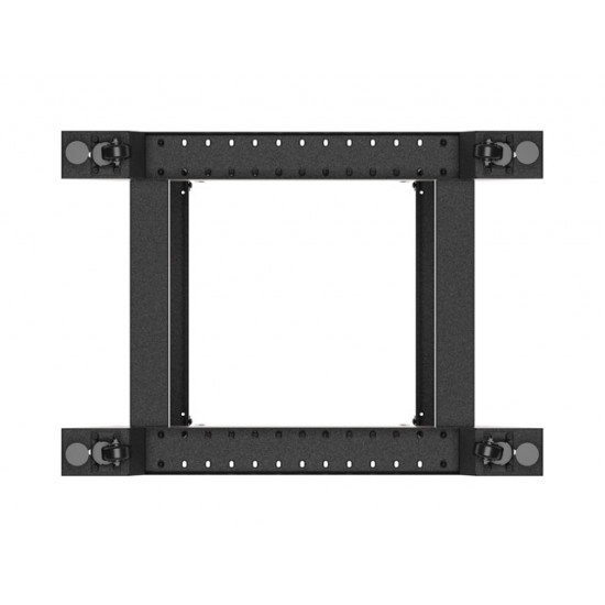 Lanberg open rack 19" 18U 600x800 black
