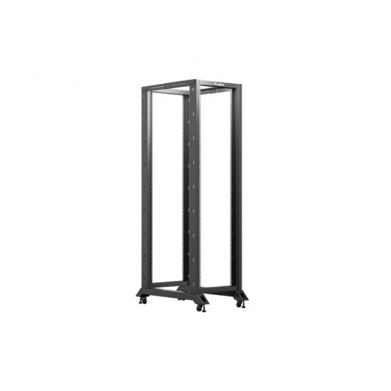 Lanberg open rack 19" 42U 600x1000 black Lanberg open rack 19" 42U 600x1000 black