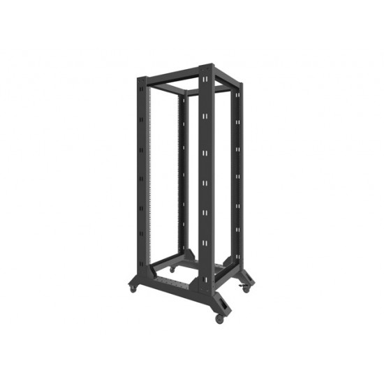 Lanberg open rack 32U  600x800, black