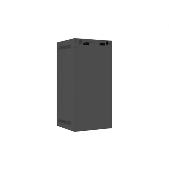 Lanberg rack cabinet 10" wall-mount 12U/280x310 (flat pack) with glass door black Lanberg rack cabinet 10" wall-mount 12U/280x310 (flat pack) with glass door black