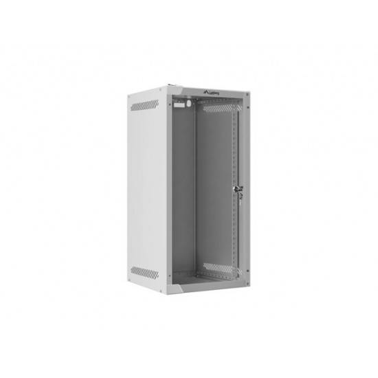 Lanberg rack cabinet 10" wall-mount 12U/280x310 for self-assembly with glass door grey (flat pack) Lanberg rack cabinet 10" wall-mount 12U/280x310 for self-assembly with glass door grey (flat pack)