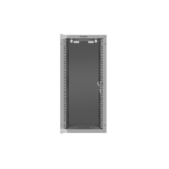Lanberg rack cabinet 10" wall-mount 12U/280x310 for self-assembly with glass door grey (flat pack) Lanberg rack cabinet 10" wall-mount 12U/280x310 for self-assembly with glass door grey (flat pack)