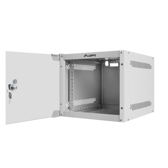 Lanberg rack cabinet 10” wall-mount 4U / 280x310 for self-assembly (flat pack), grey Lanberg rack cabinet 10” wall-mount 4U / 280x310 for self-assembly (flat pack), grey