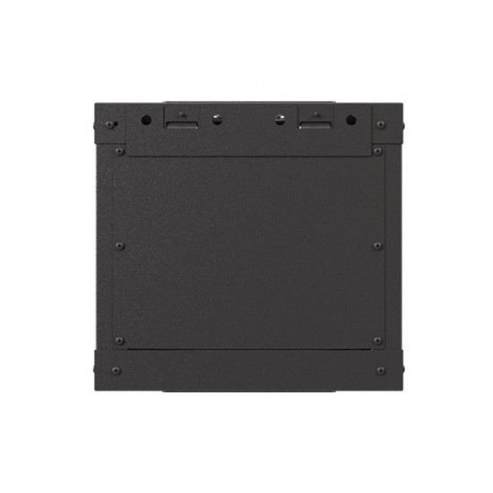 Lanberg rack cabinet 10" wall-mount 4U/300x300 (flat pack) with glass door black Lanberg rack cabinet 10" wall-mount 4U/300x300 (flat pack) with glass door black