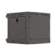 Lanberg rack cabinet 10" wall-mount 4U/300x300 (flat pack) with glass door black Lanberg rack cabinet 10" wall-mount 4U/300x300 (flat pack) with glass door black