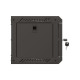 Lanberg rack cabinet 10" wall-mount 4U/300x300 (flat pack) with glass door black Lanberg rack cabinet 10" wall-mount 4U/300x300 (flat pack) with glass door black