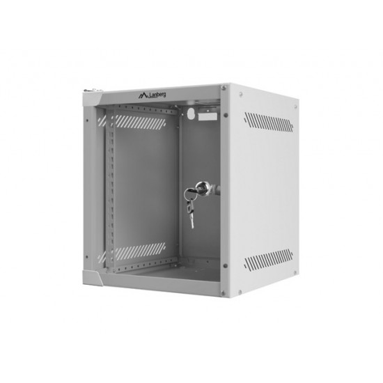 Lanberg rack cabinet 10” wall-mount 6U / 280x310 for self-assembly (flat pack), grey Lanberg rack cabinet 10” wall-mount 6U / 280x310 for self-assembly (flat pack), grey