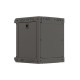 Lanberg rack cabinet 10" wall-mount 6U/300x300 (flat pack) with glass door black Lanberg rack cabinet 10" wall-mount 6U/300x300 (flat pack) with glass door black