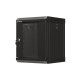 Lanberg rack cabinet 10" wall-mount 6U/300x300 (flat pack) with glass door black Lanberg rack cabinet 10" wall-mount 6U/300x300 (flat pack) with glass door black