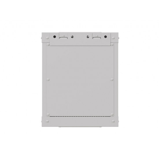 Lanberg rack cabinet 10" wall-mount 6U/300x300 (flat pack) with glass door grey