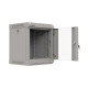Lanberg rack cabinet 10" wall-mount 6U/300x300 (flat pack) with glass door grey