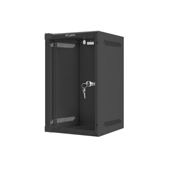 Lanberg rack cabinet 10” wall-mount 9U / 280x310 for self-assembly (flat pack), black Lanberg rack cabinet 10” wall-mount 9U / 280x310 for self-assembly (flat pack), black