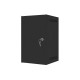 Lanberg rack cabinet 10" wall-mount 9U / 280x310 self-assembly flat pack with metal door, black