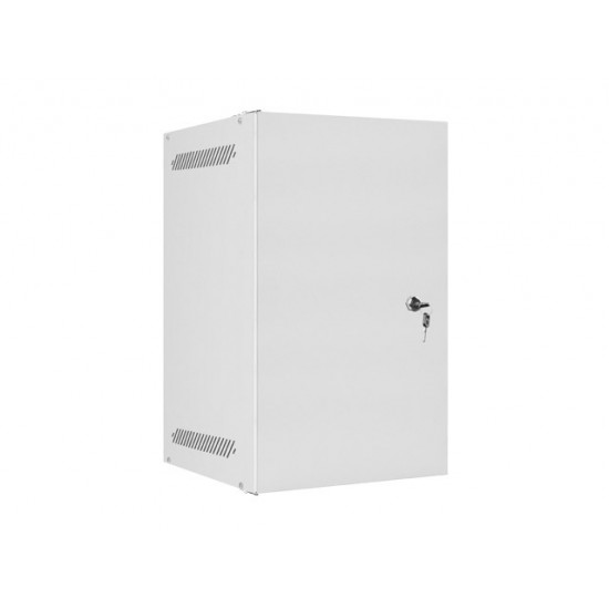 Lanberg rack cabinet 10" wall-mount 9U / 280x310 self-assembly flat pack with metal door, grey Lanberg rack cabinet 10" wall-mount 9U / 280x310 self-assembly flat pack with metal door, grey