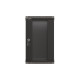 Lanberg rack cabinet 10" wall-mount 9U/300x300 (flat pack) with glass door black Lanberg rack cabinet 10" wall-mount 9U/300x300 (flat pack) with glass door black