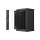 Lanberg rack cabinet 10" wall-mount 9U/300x300 (flat pack) with glass door black Lanberg rack cabinet 10" wall-mount 9U/300x300 (flat pack) with glass door black