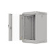 Lanberg rack cabinet 10" wall-mount 9U/300x300 (flat pack) with glass door grey Lanberg rack cabinet 10" wall-mount 9U/300x300 (flat pack) with glass door grey