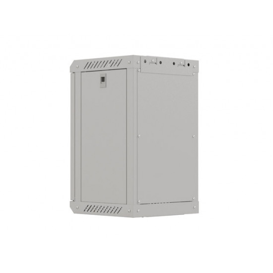 Lanberg rack cabinet 10" wall-mount 9U/300x300 (flat pack) with glass door grey Lanberg rack cabinet 10" wall-mount 9U/300x300 (flat pack) with glass door grey