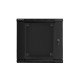 Lanberg rack cabinet 19” double-section wall-mount 12U / 600x600 for self-assembly (flat pack), black
