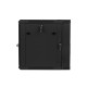 Lanberg rack cabinet 19” double-section wall-mount 12U / 600x600 for self-assembly (flat pack), black