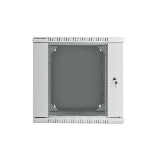 Lanberg rack cabinet 19” double-section wall-mount 12U / 600x600 for self-assembly (flat pack), grey Lanberg rack cabinet 19” double-section wall-mount 12U / 600x600 for self-assembly (flat pack), grey