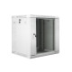 Lanberg rack cabinet 19” double-section wall-mount 12U / 600x600 for self-assembly (flat pack), grey Lanberg rack cabinet 19” double-section wall-mount 12U / 600x600 for self-assembly (flat pack), grey