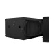 Lanberg rack cabinet 19” double-section wall-mount 6U / 600x600 for self-assembly (flat pack), black
