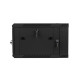 Lanberg rack cabinet 19” double-section wall-mount 6U / 600x600 for self-assembly (flat pack), black
