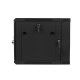 Lanberg rack cabinet 19” double-section wall-mount 9U / 600x600 for self-assembly (flat pack), black Lanberg rack cabinet 19” double-section wall-mount 9U / 600x600 for self-assembly (flat pack), black