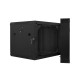 Lanberg rack cabinet 19” double-section wall-mount 9U / 600x600 for self-assembly (flat pack), black Lanberg rack cabinet 19” double-section wall-mount 9U / 600x600 for self-assembly (flat pack), black