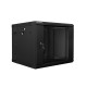 Lanberg rack cabinet 19” double-section wall-mount 9U / 600x600 for self-assembly (flat pack), black Lanberg rack cabinet 19” double-section wall-mount 9U / 600x600 for self-assembly (flat pack), black