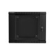 Lanberg rack cabinet 19” double-section wall-mount 9U / 600x600 for self-assembly (flat pack), black Lanberg rack cabinet 19” double-section wall-mount 9U / 600x600 for self-assembly (flat pack), black