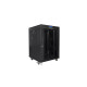 Lanberg rack cabinet 19" free-standing 15U/600x600 (flat pack) with glass door lcd black v2 Lanberg rack cabinet 19" free-standing 15U/600x600 (flat pack) with glass door lcd black v2