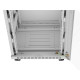 Lanberg rack cabinet 19" free-standing 15U/600x600 (flat pack) with glass door lcd grey v2