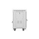 Lanberg rack cabinet 19" free-standing 15U/600x600 (flat pack) with glass door lcd grey v2