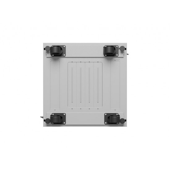 Lanberg rack cabinet 19" free-standing 15U/600x600 (flat pack) with glass door lcd grey v2