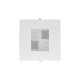 Lanberg rack cabinet 19" free-standing 15U/600x600 (flat pack) with glass door lcd grey v2
