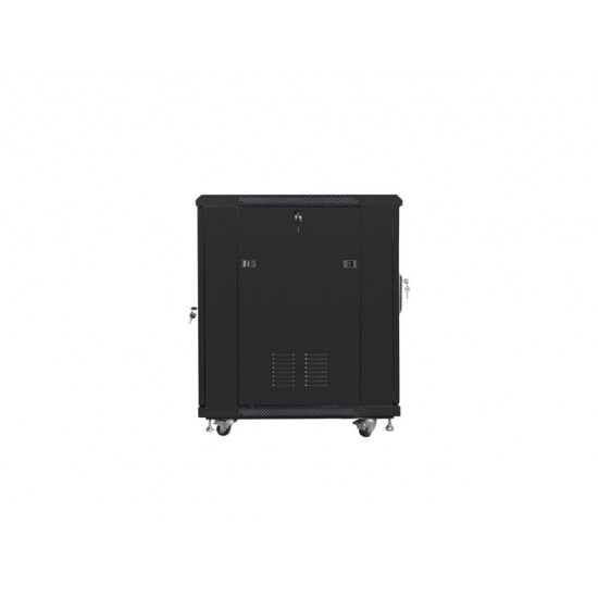 Lanberg rack cabinet 19" free-standing 15U/600x800 (flat pack) black Lanberg rack cabinet 19" free-standing 15U/600x800 (flat pack) black