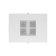 Lanberg rack cabinet 19" free-standing 15U/600x800 (flat pack) with glass door lcd grey v2