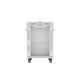 Lanberg rack cabinet 19" free-standing 15U/600x800 (flat pack) with glass door lcd grey v2