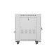 Lanberg rack cabinet 19" free-standing 15U/600x800 (flat pack) with glass door lcd grey v2