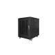 Lanberg rack cabinet 19" free-standing 15U/600x800 (flat pack) with mesh door black Lanberg rack cabinet 19" free-standing 15U/600x800 (flat pack) with mesh door black