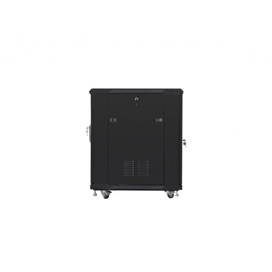 Lanberg rack cabinet 19" free-standing 15U/600x800 (flat pack) with mesh door black Lanberg rack cabinet 19" free-standing 15U/600x800 (flat pack) with mesh door black