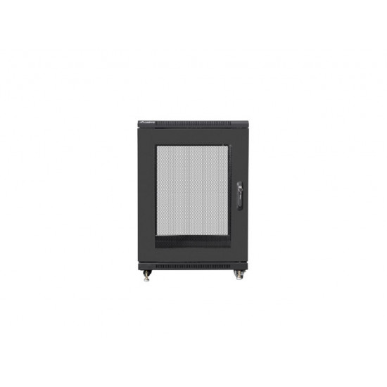 Lanberg rack cabinet 19" free-standing 15U/600x800 (flat pack) with mesh door black Lanberg rack cabinet 19" free-standing 15U/600x800 (flat pack) with mesh door black