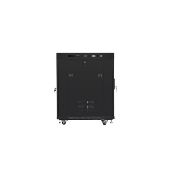 Lanberg rack cabinet 19" free-standing 15U/800x1000 (flat pack) with mesh door lcd black v2 Lanberg rack cabinet 19" free-standing 15U/800x1000 (flat pack) with mesh door lcd black v2