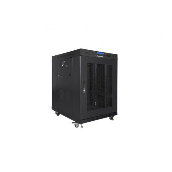 Lanberg rack cabinet 19" free-standing 15U/800x1000 (flat pack) with mesh door lcd black v2 Lanberg rack cabinet 19" free-standing 15U/800x1000 (flat pack) with mesh door lcd black v2