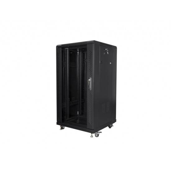 Lanberg rack cabinet 19" free-standing 22U/600x600 (flat pack) black